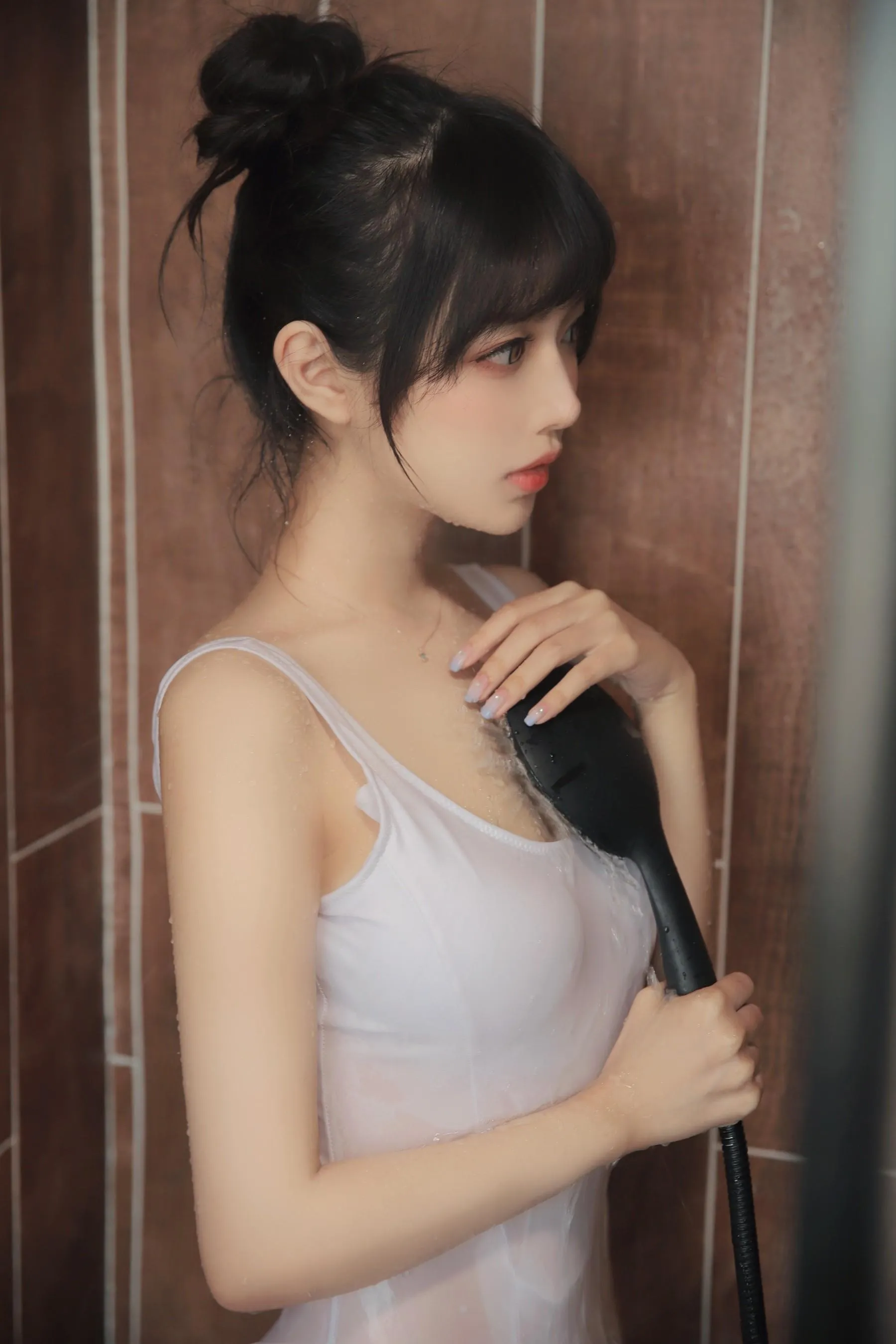 Shika小鹿鹿 – NO.81 半透浴室 [23P]插图3